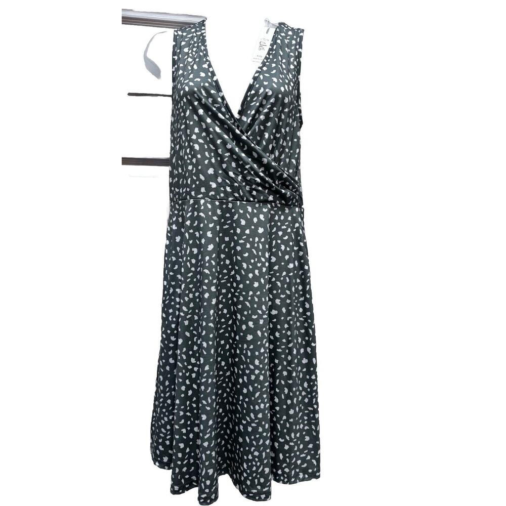 KILIG SLIG Stretch Boho Green Halter Dress Size Medium NWT